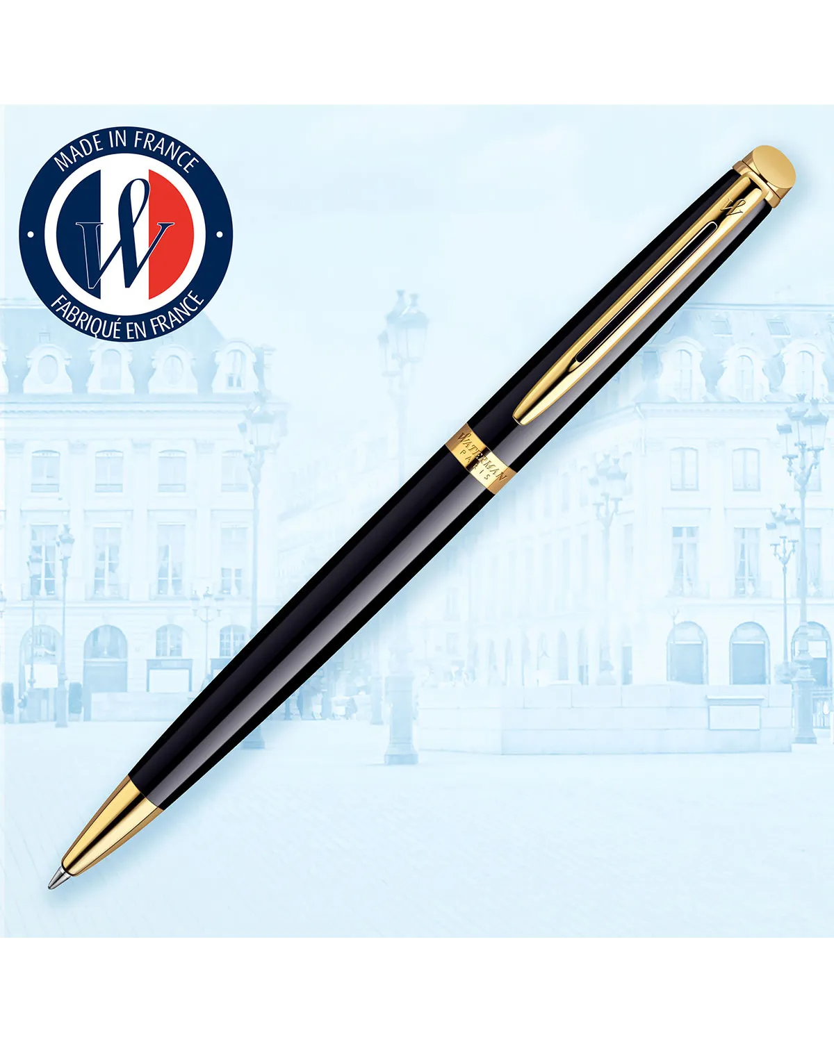 Długopis Waterman Hemisphere czarny GT (S0920670)