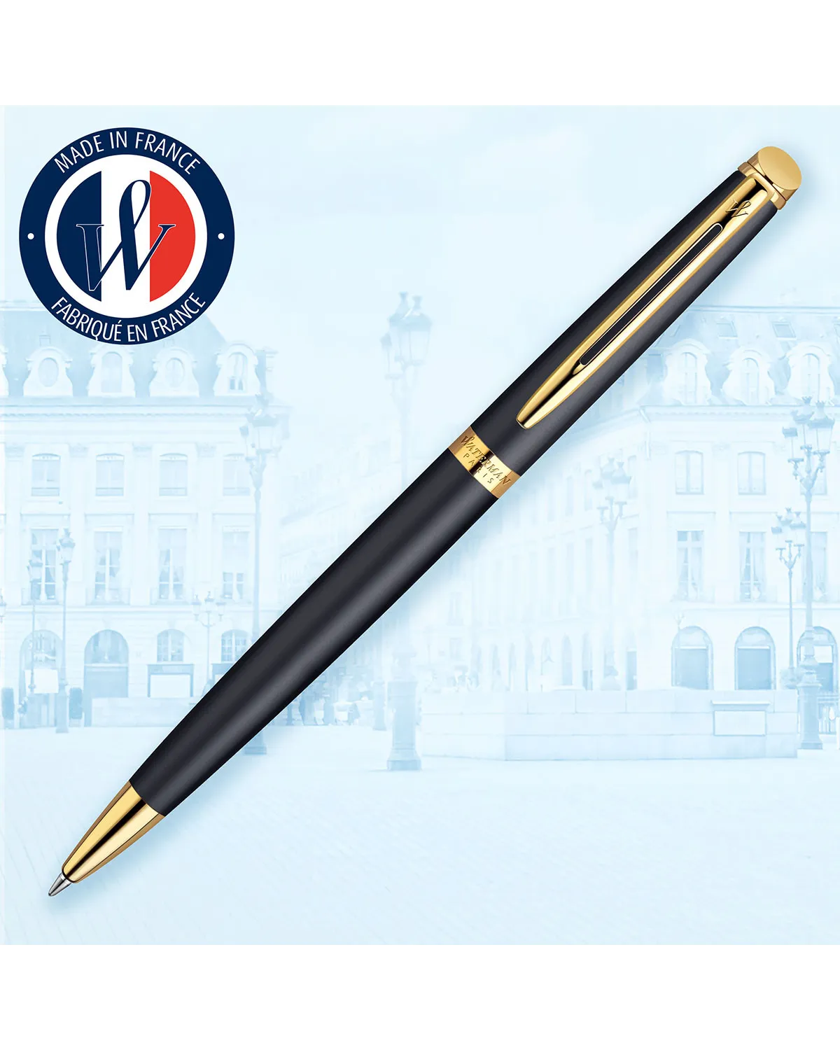 Długopis Waterman Hemisphere czarny matowy GT (S0920770)