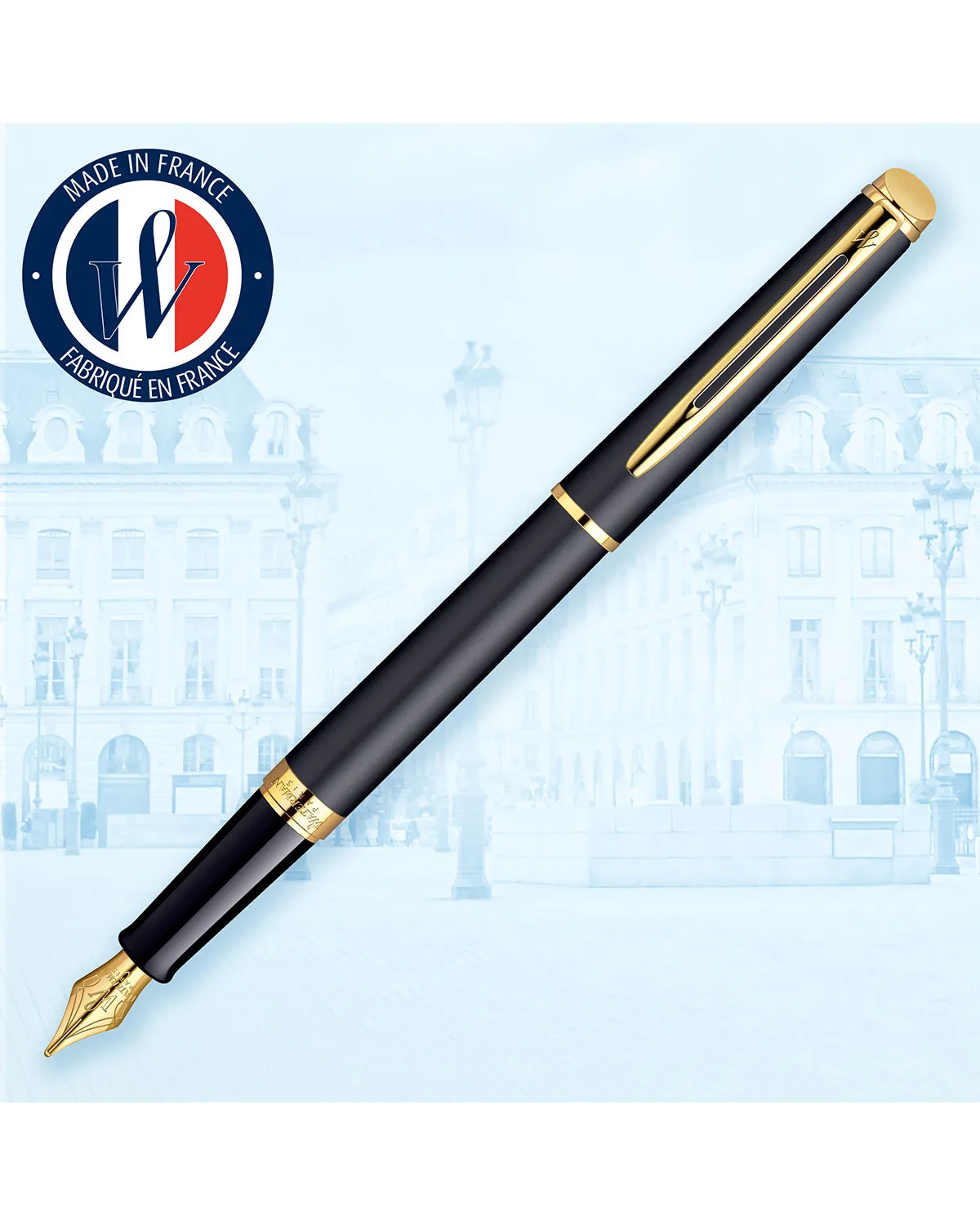 Pi&oacute;ro wieczne Waterman Hemisphere czarne matowe GT (S0920710)