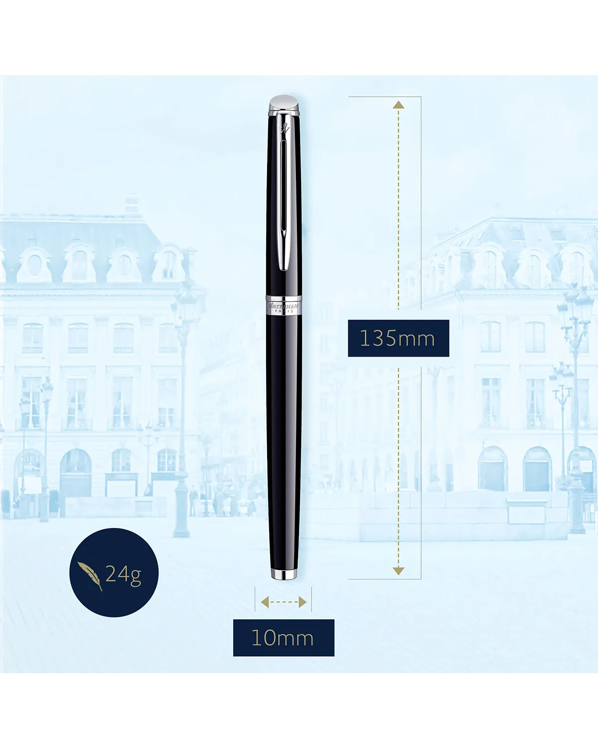 Pi&oacute;ro wieczne Waterman Hemisphere czarne CT (S0920530)