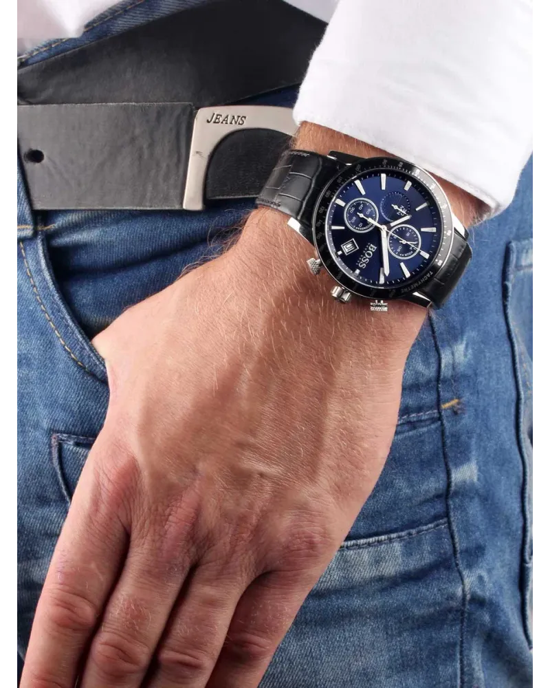 ZEGAREK MĘSKI HUGO BOSS 1513391 - RAFALE (zh013d) + BOX ZEGAREK MĘSKI HUGO BOSS 1513391 - RAFALE (zh013d) + BOX