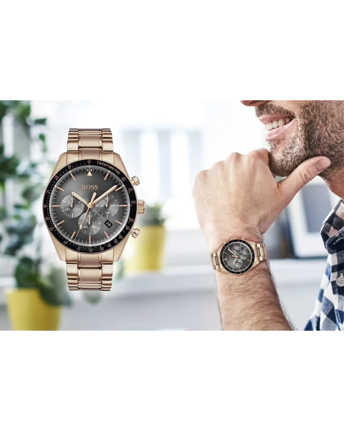 ZEGAREK MĘSKI HUGO BOSS 1513632 - TROPHY (zh009c)