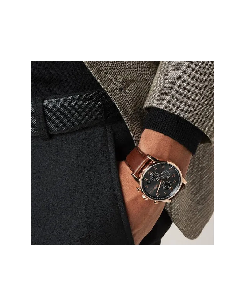 ZEGAREK MĘSKI HUGO BOSS 1513496 - NAVIGATOR (zh010b)