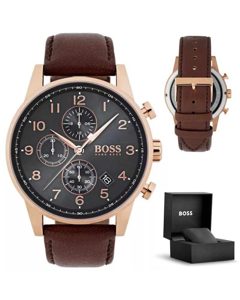 ZEGAREK MĘSKI HUGO BOSS 1513496 - NAVIGATOR (zh010b)