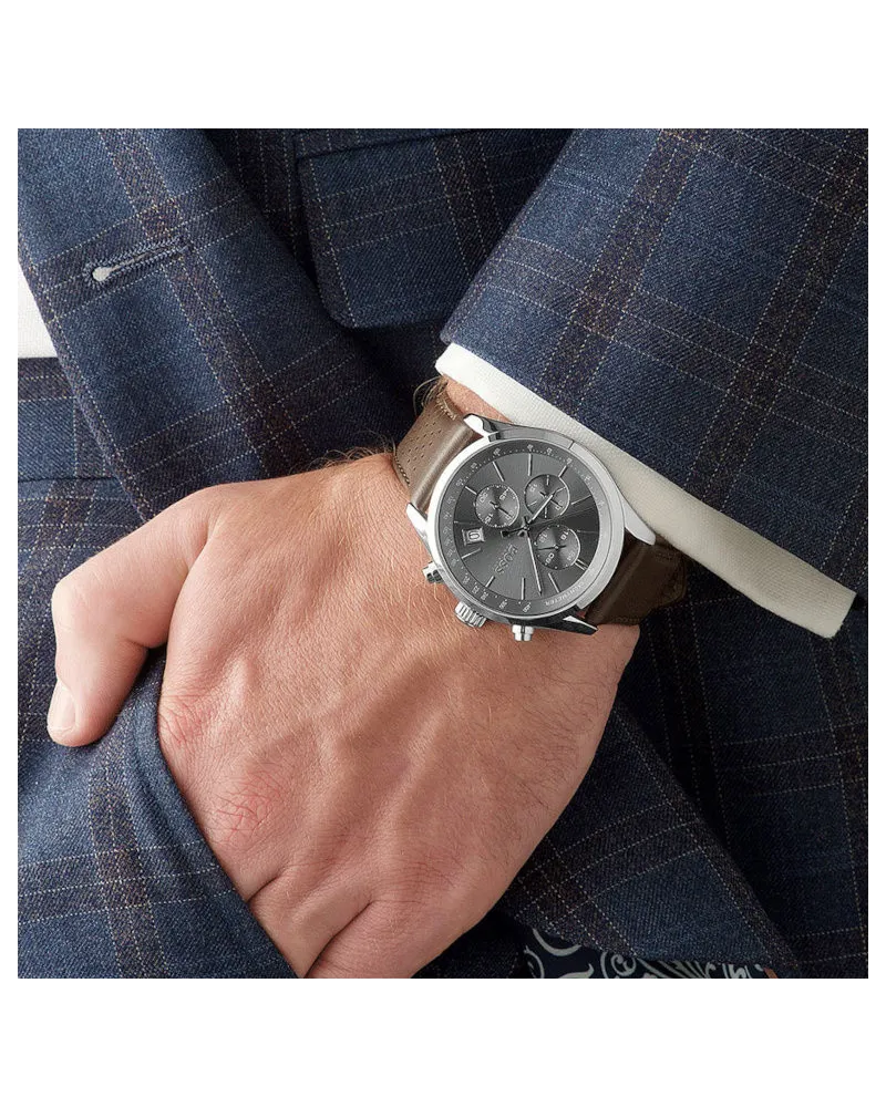 ZEGAREK MĘSKI HUGO BOSS 1513476 - GRAND PRIX (zh003c) + BOX