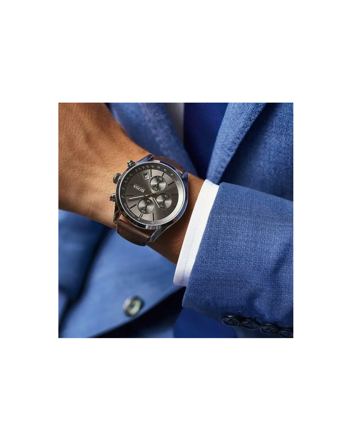 ZEGAREK MĘSKI HUGO BOSS 1513476 - GRAND PRIX (zh003c) + BOX