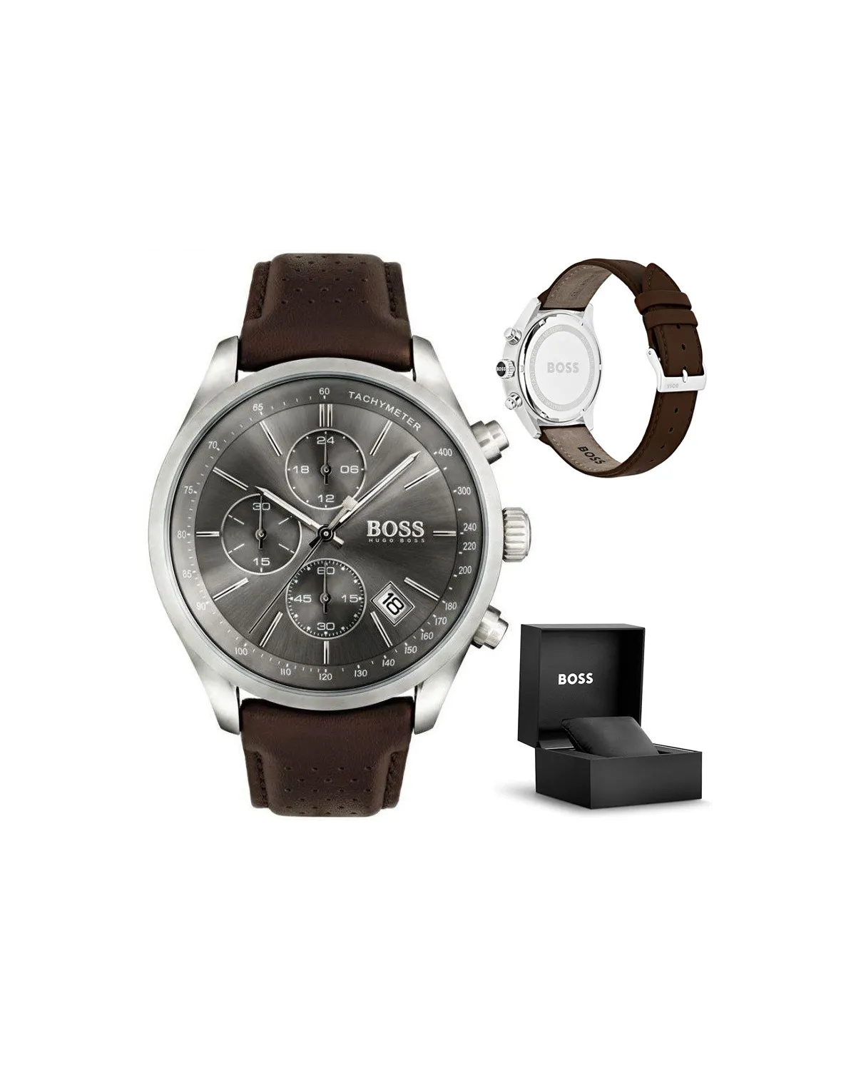 ZEGAREK MĘSKI HUGO BOSS 1513476 - GRAND PRIX (zh003c) + BOX