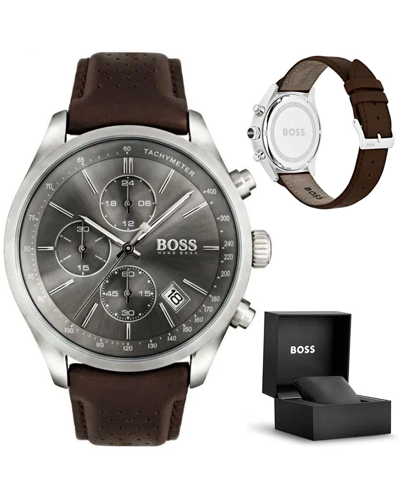 ZEGAREK MĘSKI HUGO BOSS 1513476 - GRAND PRIX (zh003c) + BOX