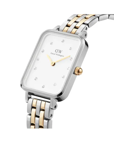 ZEGAREK DAMSKI DANIEL WELLINGTON Quadro Lumine 5-link two-tone 20mm DW00100625 + BOX (zw519f) ZEGAREK DAMSKI DANIEL WELLINGTON Quadro Lumine 5-link two-tone 20mm DW00100625 + BOX (zw519f)