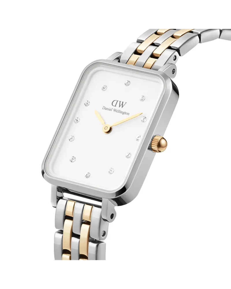ZEGAREK DAMSKI DANIEL WELLINGTON Quadro Lumine 5-link two-tone 20mm DW00100625 + BOX (zw519f) ZEGAREK DAMSKI DANIEL WELLINGTON Quadro Lumine 5-link two-tone 20mm DW00100625 + BOX (zw519f)