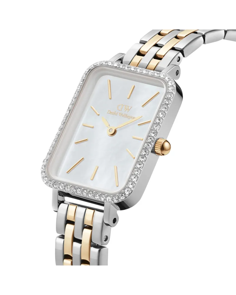 ZEGAREK DAMSKI DANIEL WELLINGTON Quadro Lumine Bezel 5-Link Two-Tone DW00100671 + BOX (zw519g) ZEGAREK DAMSKI DANIEL WELLINGTON Quadro Lumine Bezel 5-Link Two-Tone DW00100671 + BOX (zw519g)