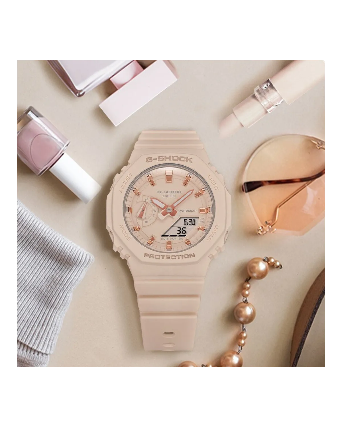 ZEGAREK DAMSKI G-SHOCK GMA-S2100-4AER + BOX