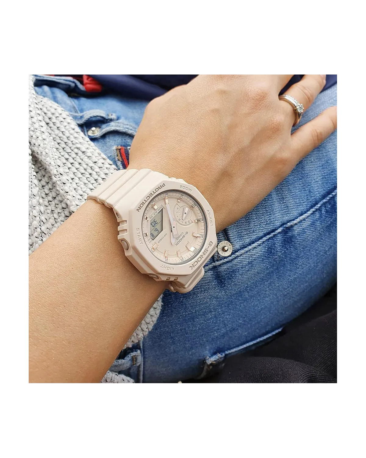 ZEGAREK DAMSKI G-SHOCK GMA-S2100-4AER + BOX