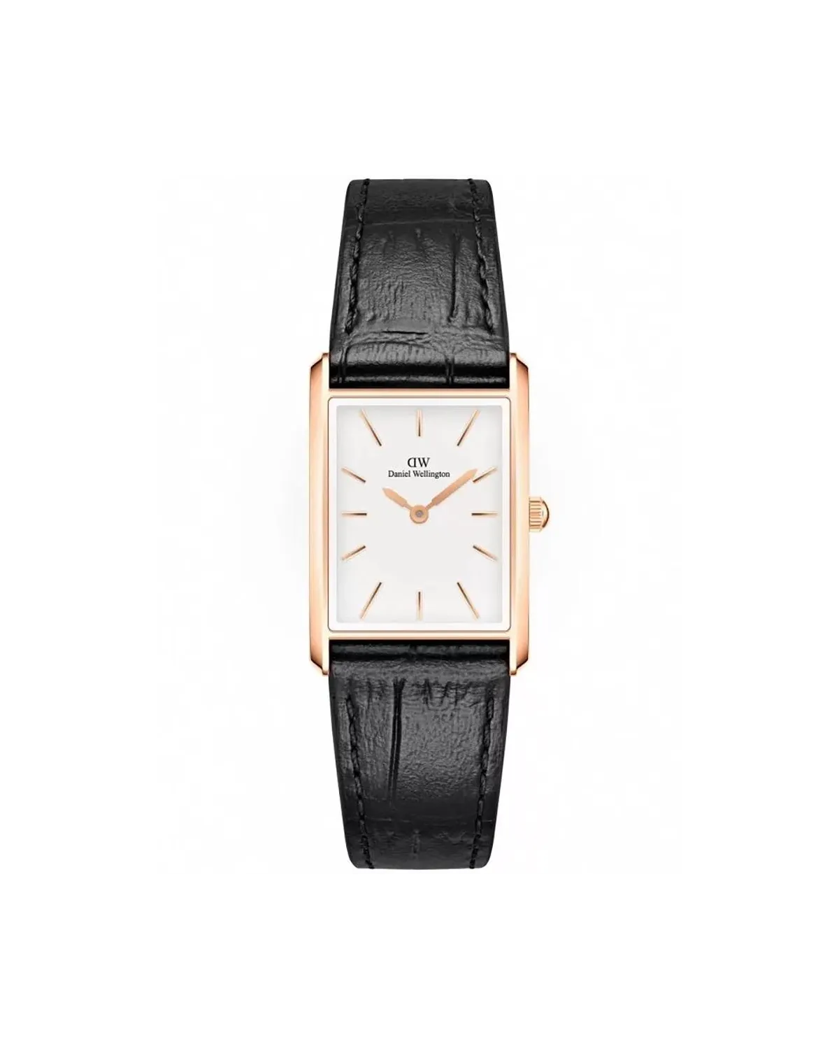 ZEGAREK DAMSKI DANIEL WELLINGTON Bound Black Crocodile Rose Gold  DW00100693 + BOX