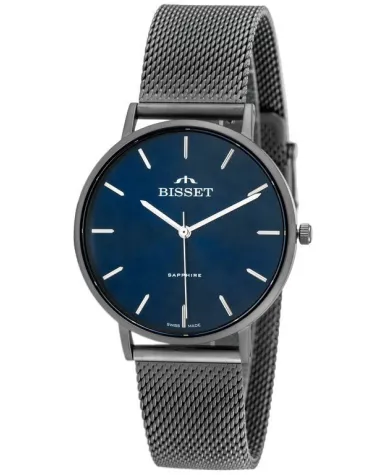 ZEGAREK DAMSKI BISSET BSBF33 (zb579n) - SZAFIROWE SZKŁO