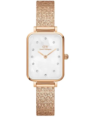 ZEGAREK DAMSKI DANIEL WELLINGTON Quadro Lumine Pressed Piano 20mm DW00100578 + BOX (zw519b)