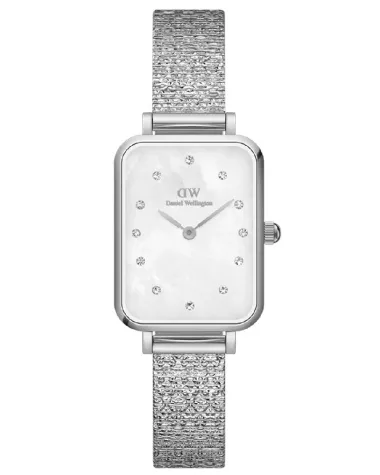 ZEGAREK DAMSKI DANIEL WELLINGTON Quadro Lumine Pressed Piano 20mm DW00100580 + BOX (zw519c)