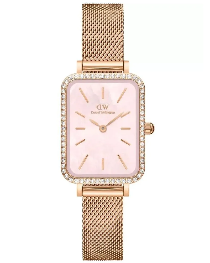 ZEGAREK DAMSKI DANIEL WELLINGTON Quadro Lumine Bezel Melrose Pink DW00100669 + BOX (zw519j) ZEGAREK DAMSKI DANIEL WELLINGTON Quadro Lumine Bezel Melrose Pink DW00100669 + BOX (zw519j)