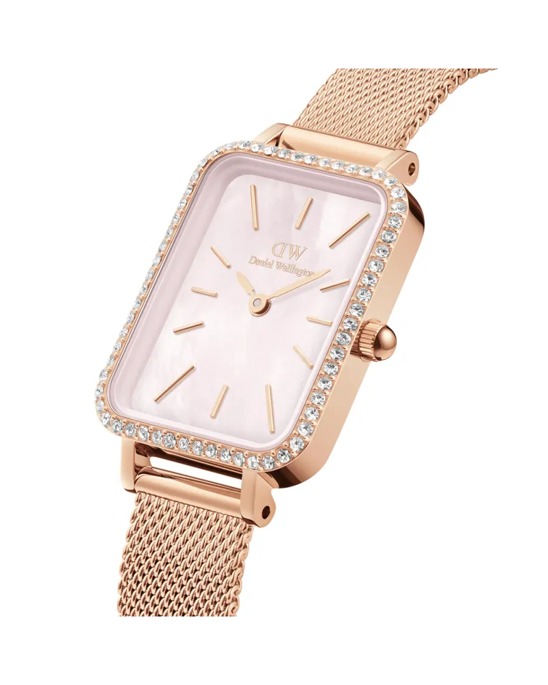 ZEGAREK DAMSKI DANIEL WELLINGTON Quadro Lumine Bezel Melrose Pink DW00100669 + BOX (zw519j) ZEGAREK DAMSKI DANIEL WELLINGTON Quadro Lumine Bezel Melrose Pink DW00100669 + BOX (zw519j)