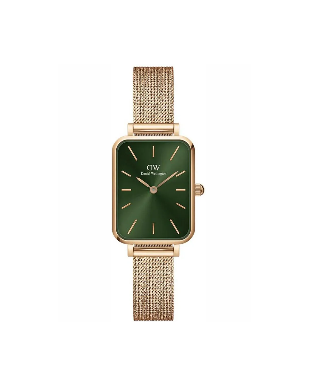 ZEGAREK DAMSKI DANIEL WELLINGTON Quadro Pressed Melrose Emerald 20mm DW00100445+ BOX (zw505n)