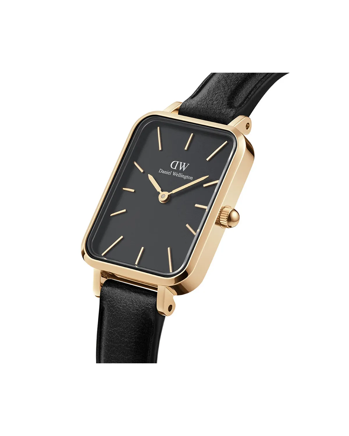 ZEGAREK DAMSKI DANIEL WELLINGTON Quadro Pressed Sheffield Gold 20mm DW00100560 + BOX