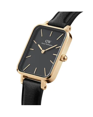 ZEGAREK DAMSKI DANIEL WELLINGTON Quadro Pressed Sheffield Gold 20mm DW00100560 + BOX