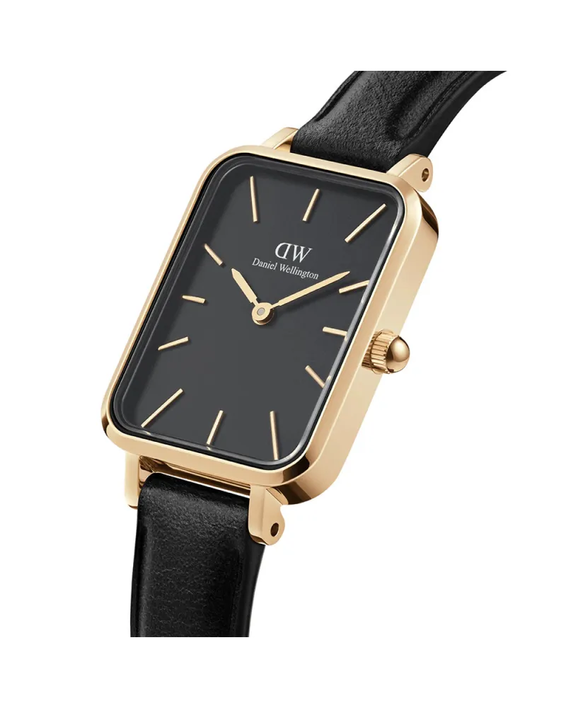 ZEGAREK DAMSKI DANIEL WELLINGTON Quadro Pressed Sheffield Gold 20mm DW00100560 + BOX