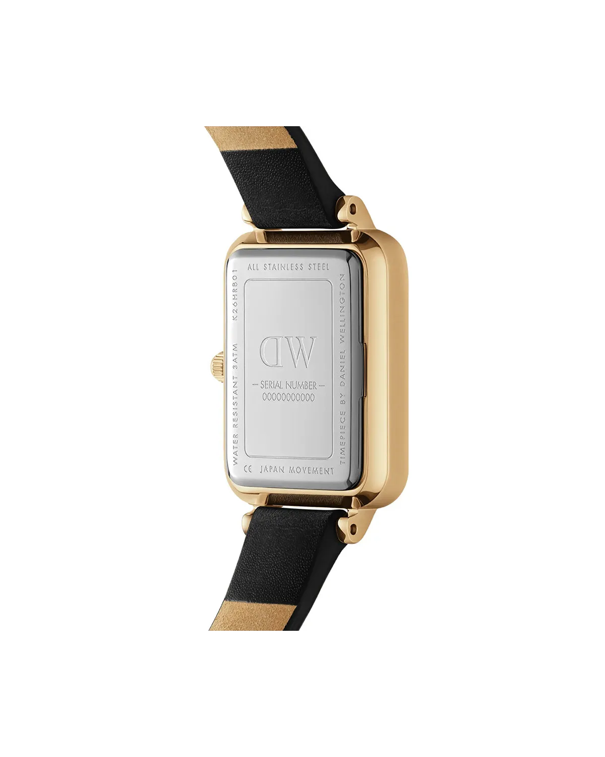 ZEGAREK DAMSKI DANIEL WELLINGTON Quadro Pressed Sheffield Gold 20mm DW00100560 + BOX