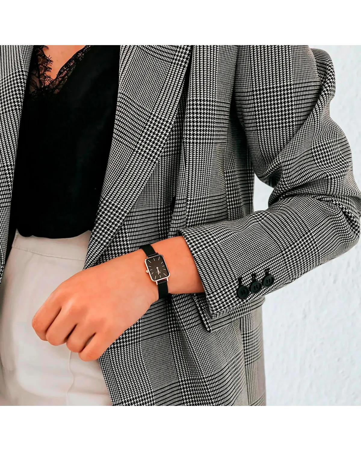 ZEGAREK DAMSKI DANIEL WELLINGTON Quadro Pressed Sheffield Gold 20mm DW00100560 + BOX