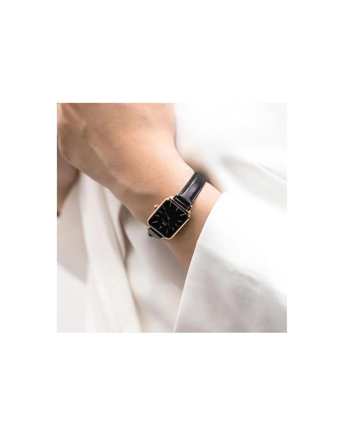 ZEGAREK DAMSKI DANIEL WELLINGTON Quadro Pressed Sheffield Gold 20mm DW00100560 + BOX