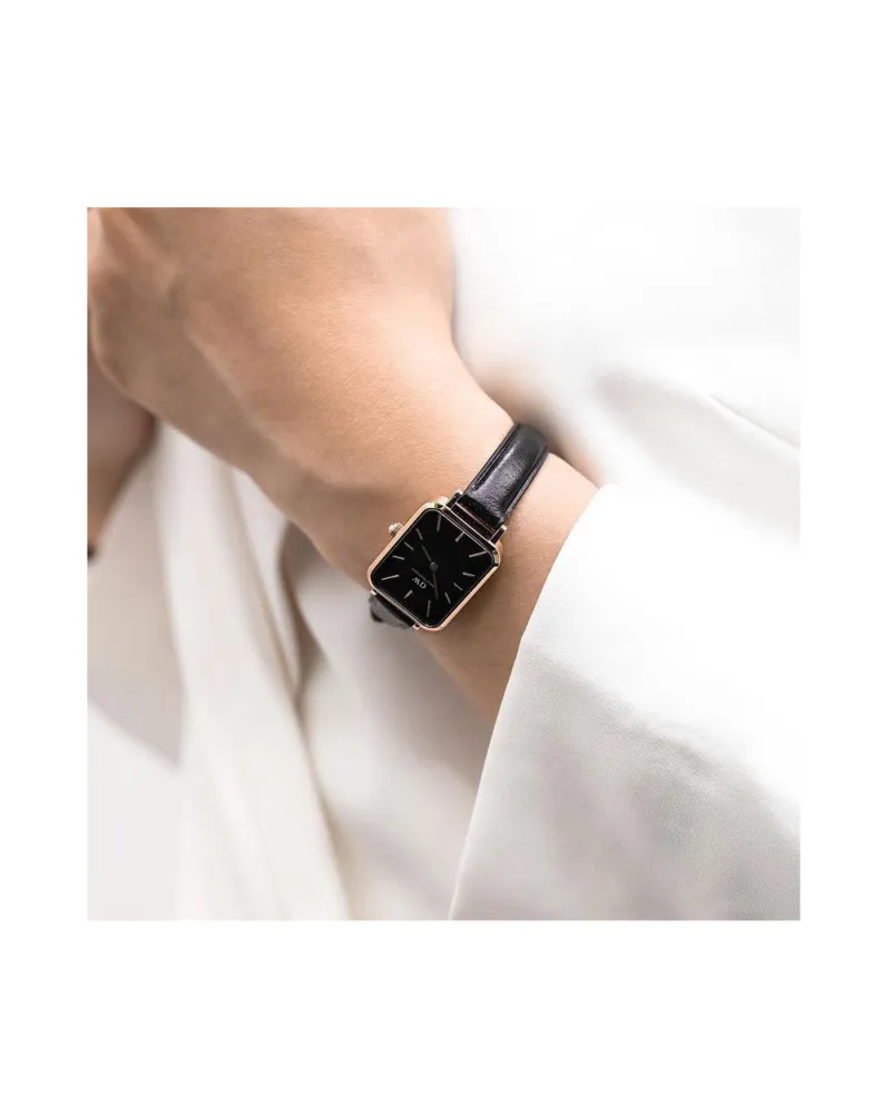 ZEGAREK DAMSKI DANIEL WELLINGTON Quadro Pressed Sheffield Gold 20mm DW00100560 + BOX