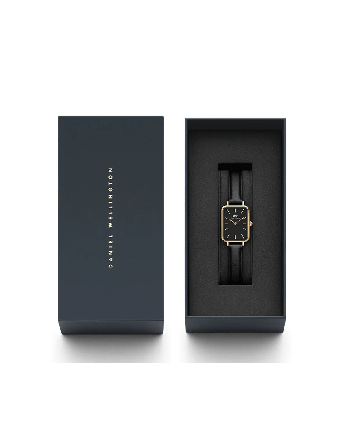 ZEGAREK DAMSKI DANIEL WELLINGTON Quadro Pressed Sheffield Gold 20mm DW00100560 + BOX