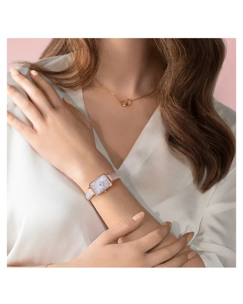ZEGAREK DAMSKI DANIEL WELLINGTON Quadro Pressed Melrose Pearl 20mm DW00100508 + BOX (zw521a) ZEGAREK DAMSKI DANIEL WELLINGTON Quadro Pressed Melrose Pearl 20mm DW00100508 + BOX (zw521a)
