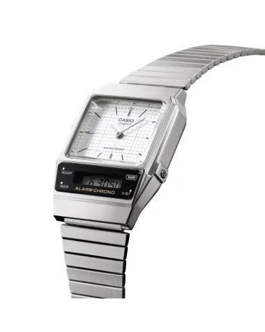ZEGAREK UNISEX CASIO Vintage Dual Time AQ-800E-7A + BOX