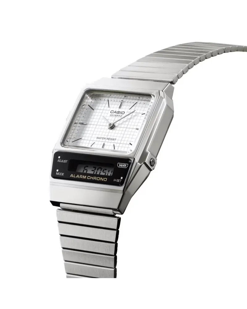 ZEGAREK UNISEX CASIO Vintage Dual Time AQ-800E-7A + BOX