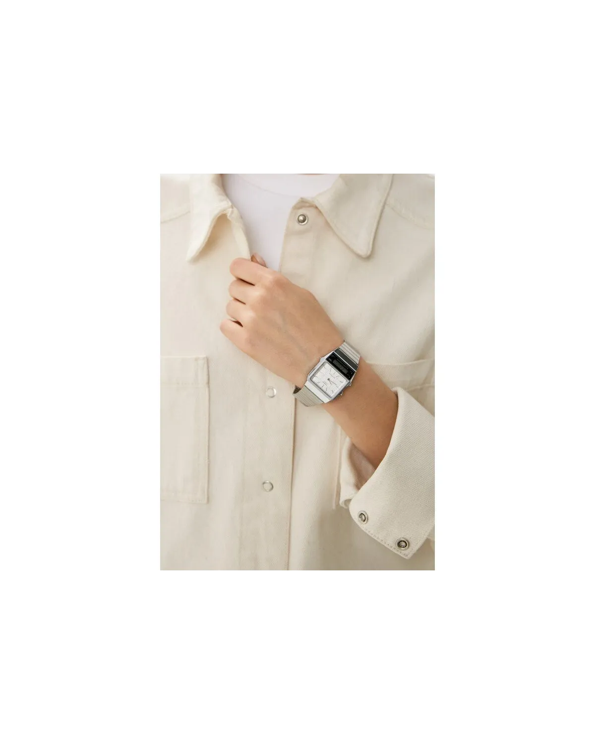 ZEGAREK UNISEX CASIO Vintage Dual Time AQ-800E-7A + BOX