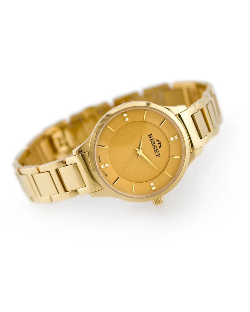 ZEGAREK DAMSKI BISSET BSBE45 - gold (zb551d) ZEGAREK DAMSKI BISSET BSBE45 - gold (zb551d)