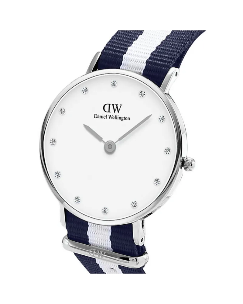 ZEGAREK DAMSKI DANIEL WELLINGTON Glasgow Silver DW00100082 + BOX
