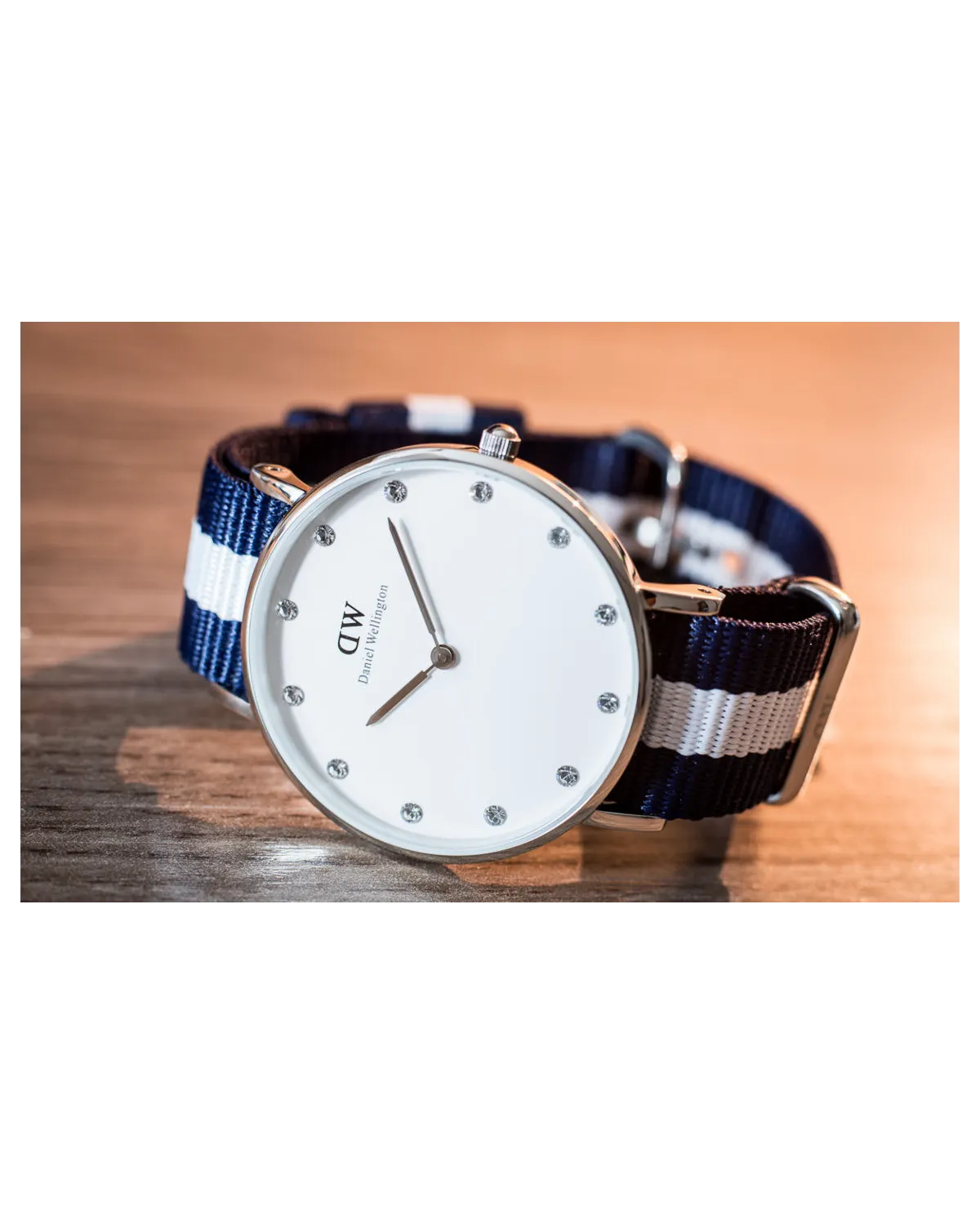 ZEGAREK DAMSKI DANIEL WELLINGTON Glasgow Silver DW00100082 + BOX