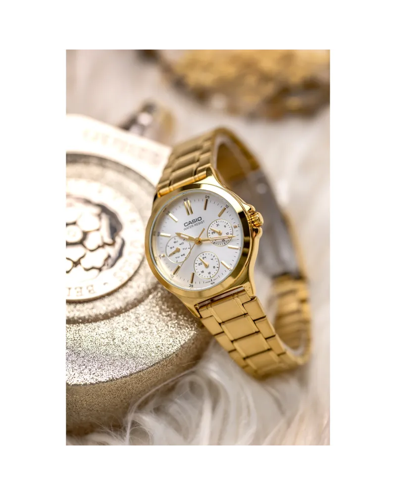 ZEGAREK DAMSKI CASIO LTP-V300G-7A (zd566b) + BOX ZEGAREK DAMSKI CASIO LTP-V300G-7A (zd566b) + BOX