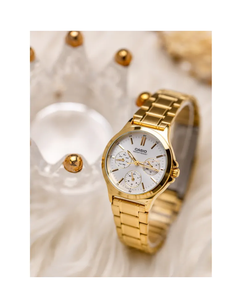 ZEGAREK DAMSKI CASIO LTP-V300G-7A (zd566b) + BOX ZEGAREK DAMSKI CASIO LTP-V300G-7A (zd566b) + BOX