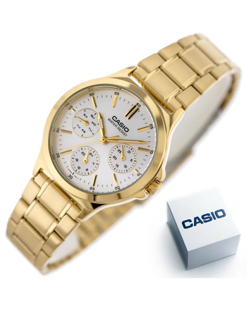 ZEGAREK DAMSKI CASIO LTP-V300G-7A (zd566b) + BOX ZEGAREK DAMSKI CASIO LTP-V300G-7A (zd566b) + BOX