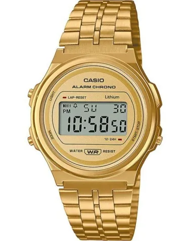 ZEGAREK DAMSKI CASIO Vintage Iconic A171WEG-9ADF + BOX