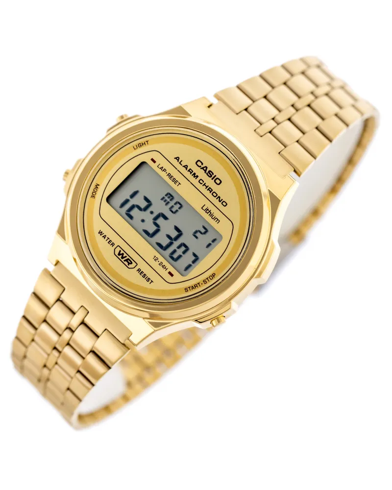 ZEGAREK DAMSKI CASIO Vintage Iconic A171WEG-9ADF + BOX