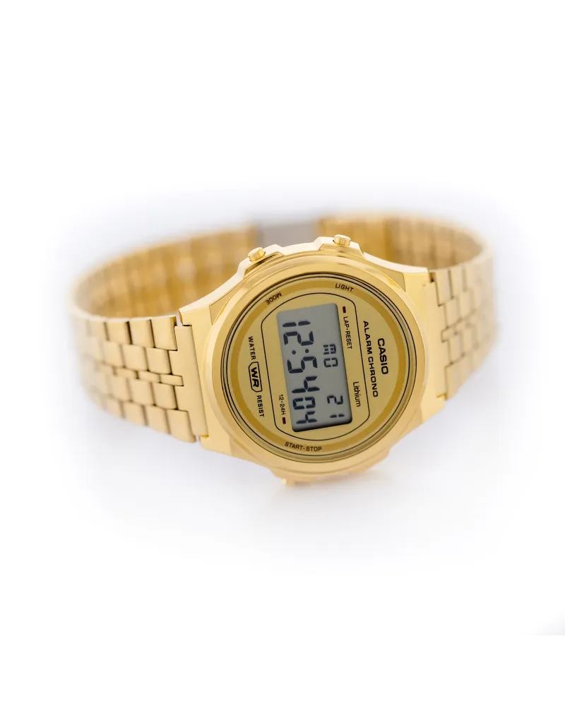 ZEGAREK DAMSKI CASIO Vintage Iconic A171WEG-9ADF + BOX