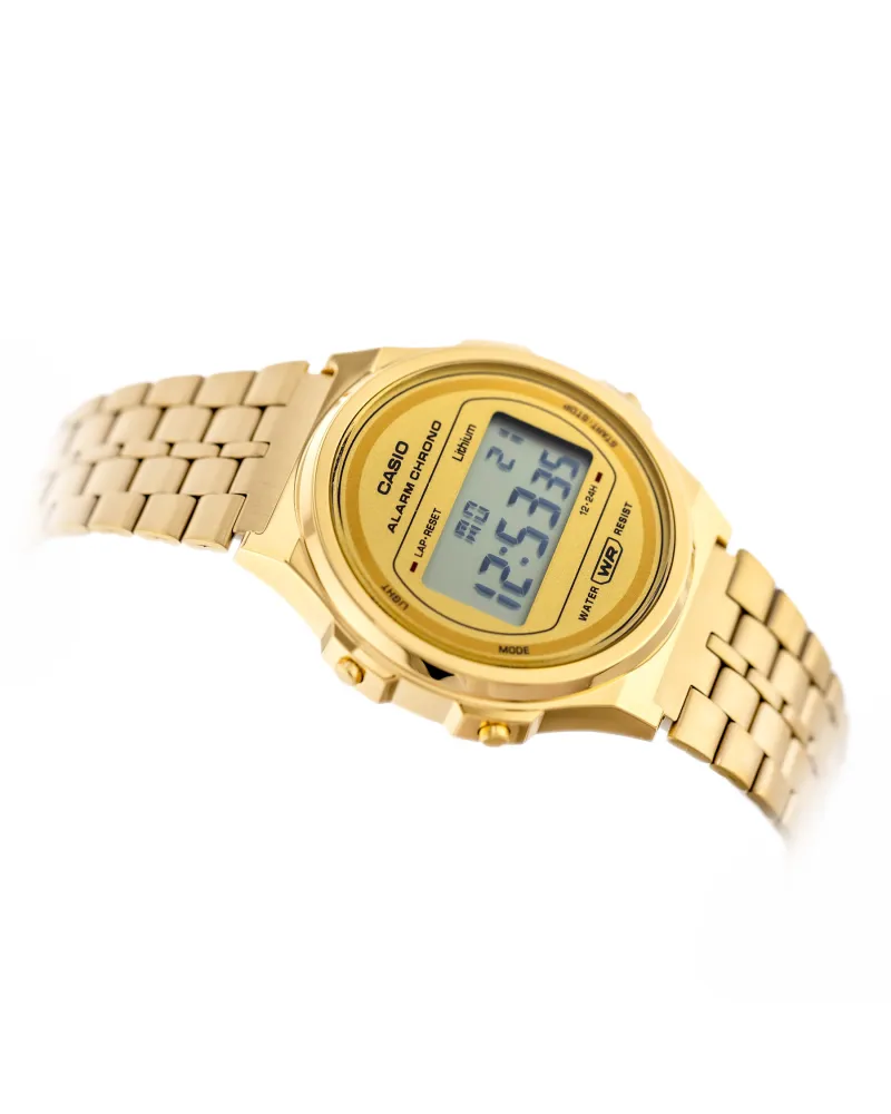 ZEGAREK DAMSKI CASIO Vintage Iconic A171WEG-9ADF + BOX