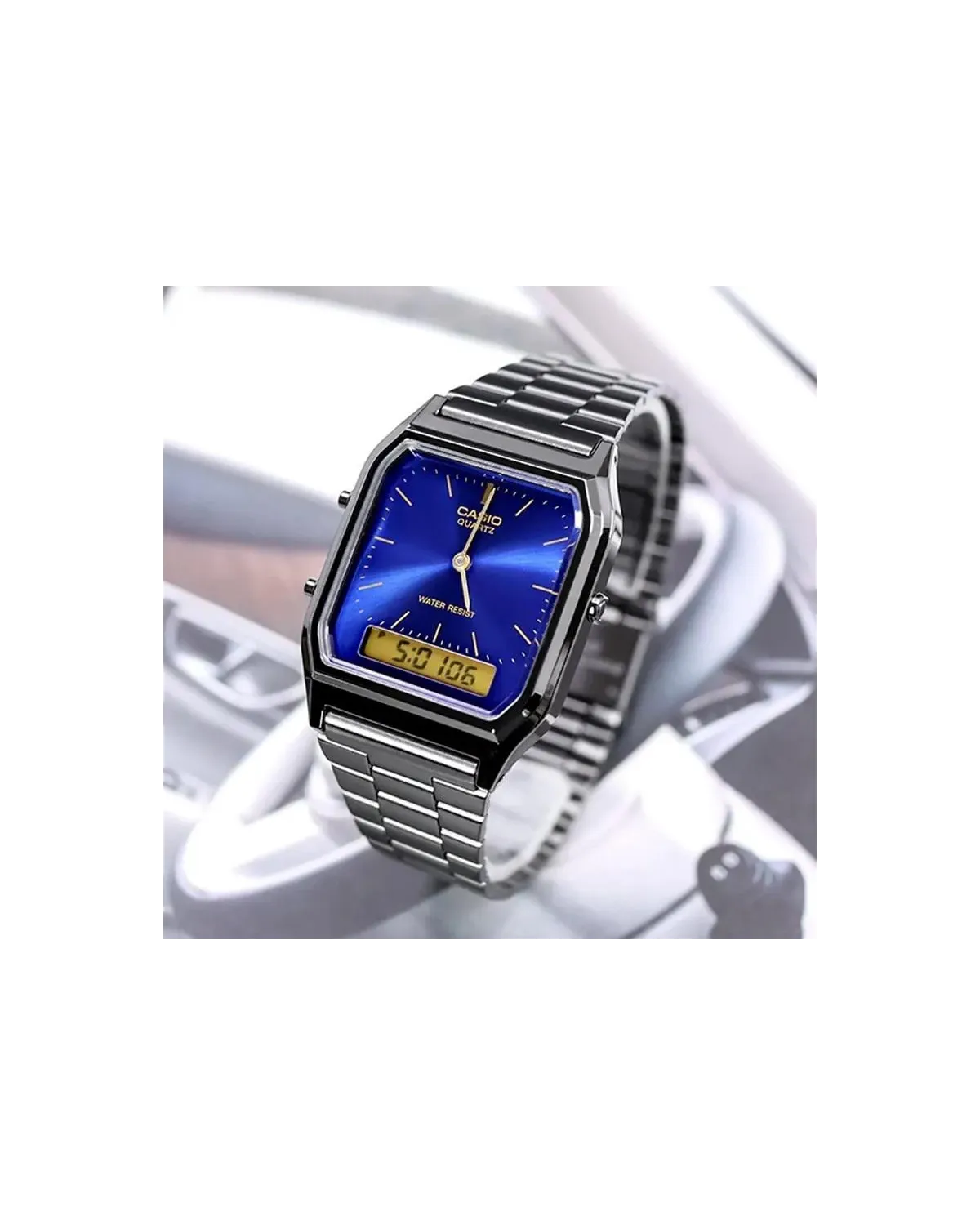 ZEGAREK UNISEX CASIO Vintage  AQ-230GG-2A + BOX