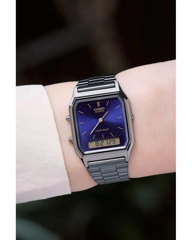 ZEGAREK UNISEX CASIO Vintage  AQ-230GG-2A + BOX