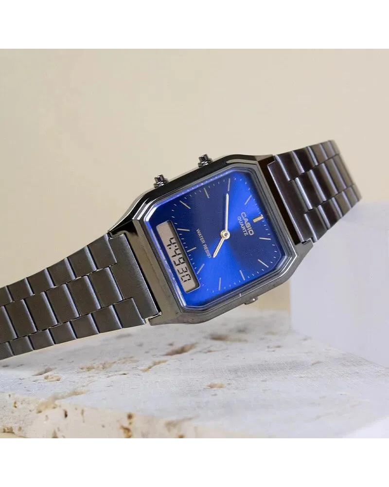 ZEGAREK UNISEX CASIO Vintage  AQ-230GG-2A + BOX