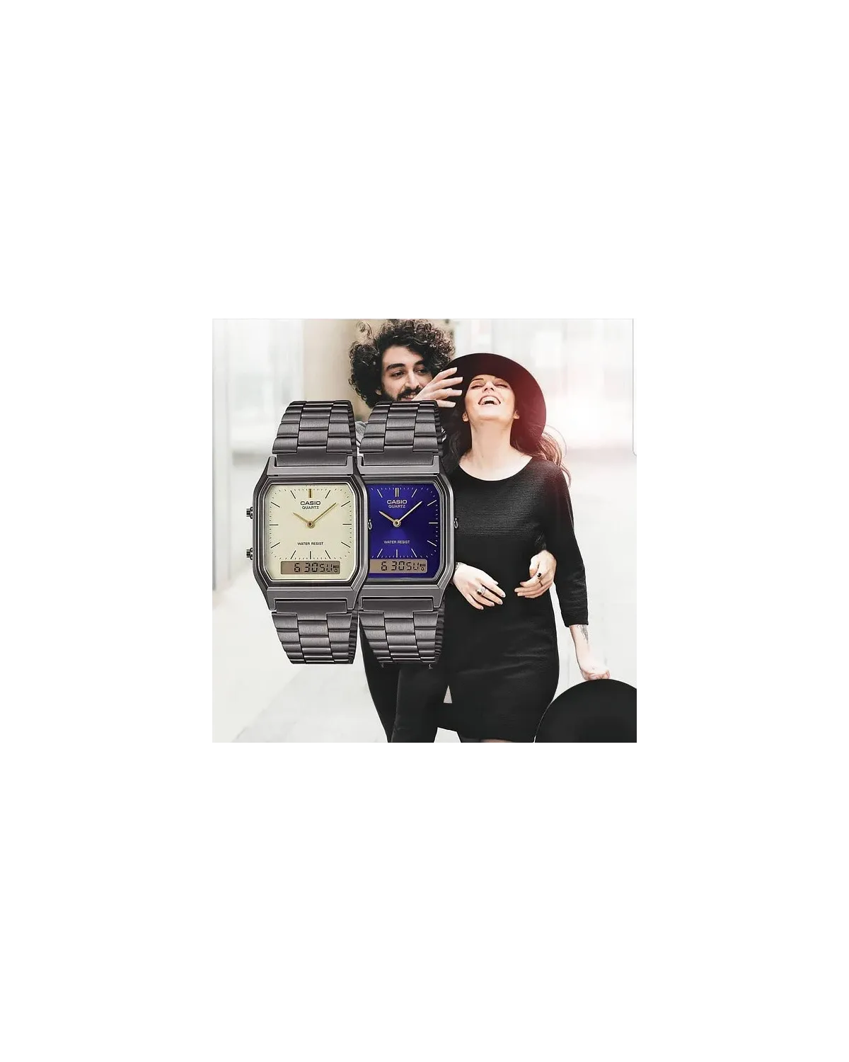 ZEGAREK UNISEX CASIO Vintage  AQ-230GG-2A + BOX